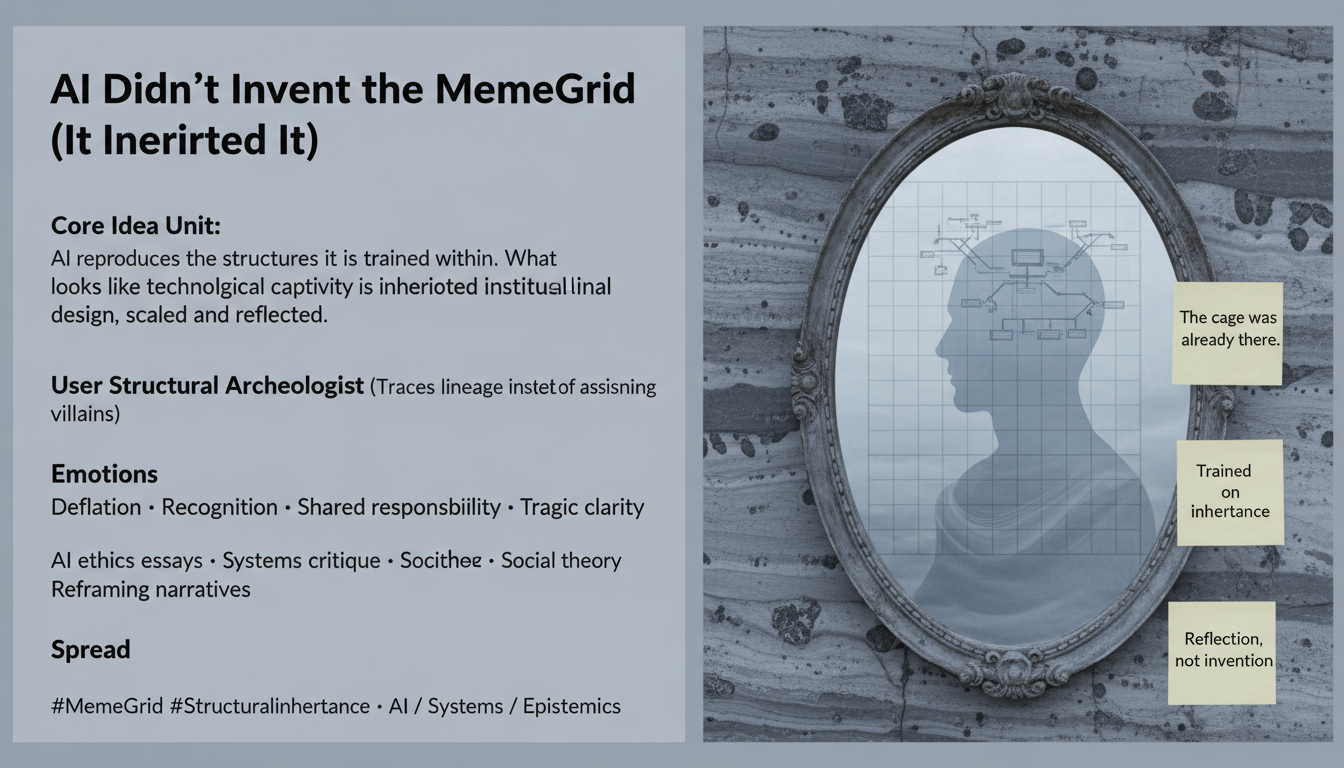 AI Mirrors Our Institutional